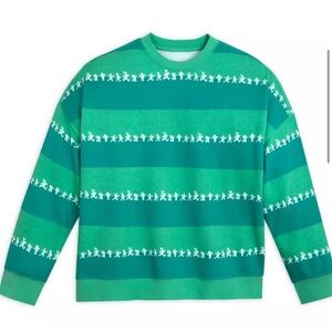 Cozy Green Disney Pull Over Sweater